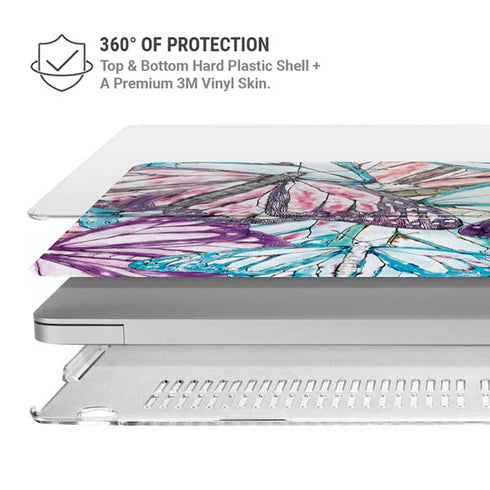 California Monarch Collage MacBook Air 15in (2023-2025) Case plus Skin