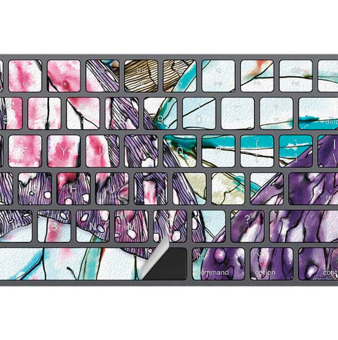 California Monarch Collage Magic Keyboard with Numeric Keypad Skin