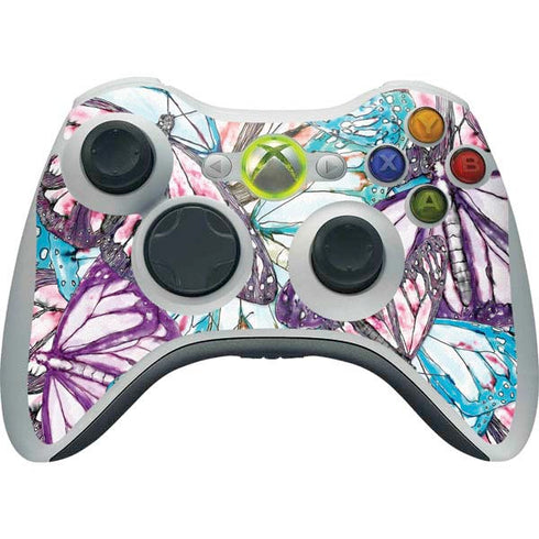 California Monarch Collage Xbox 360 Wireless Controller Skin
