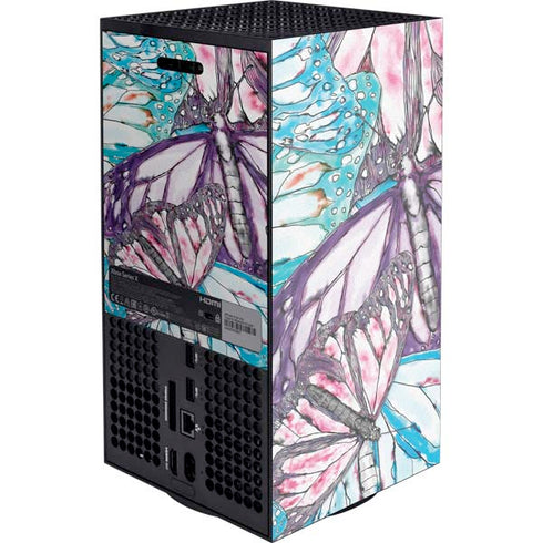 California Monarch Collage Xbox Series X Console Skin