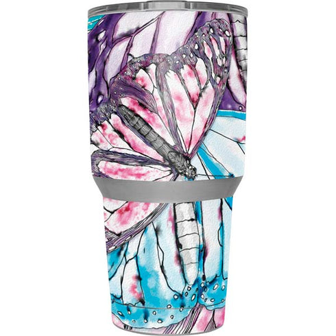 California Monarch Collage Yeti 30oz Rambler Tumbler Skin