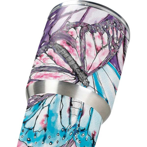 California Monarch Collage Yeti 30oz Rambler Tumbler Skin