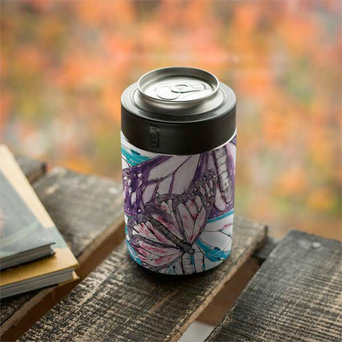 California Monarch Collage Yeti Colster Can Insulator Skin