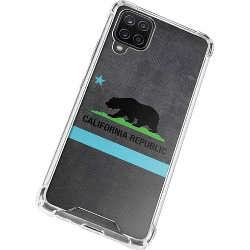 California Neon Republic Galaxy A12 Clear Case