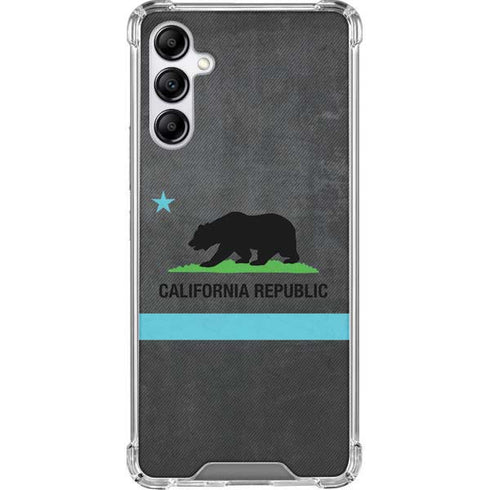 California Neon Republic Galaxy A14 5G Clear Case