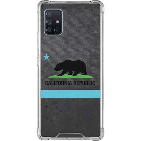 California Neon Republic Galaxy A51 5G Clear Case