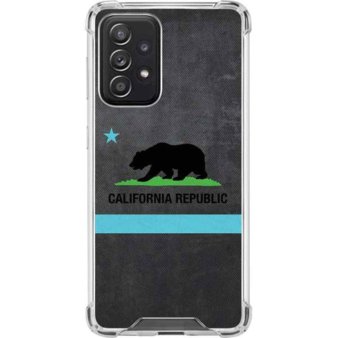 California Neon Republic Galaxy A52 5G Clear Case