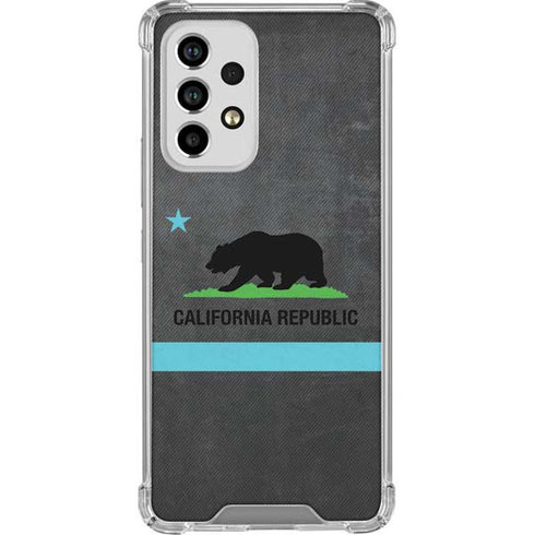 California Neon Republic Galaxy A53 5G Clear Case