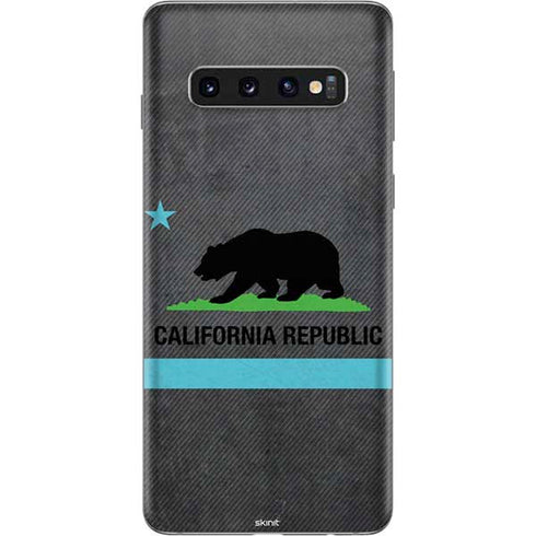 California Neon Republic Galaxy S10 Skin