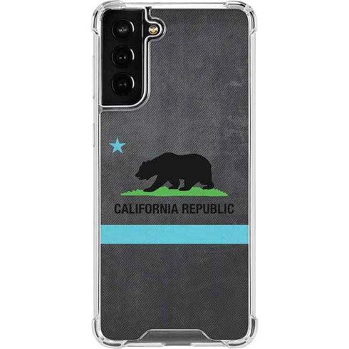 California Neon Republic Galaxy S21 FE Clear Case