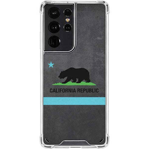 California Neon Republic Galaxy S21 Ultra 5G Clear Case