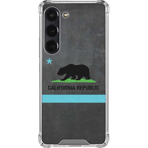 California Neon Republic Galaxy S23 Clear Case