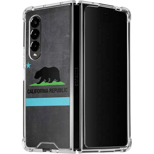 California Neon Republic Galaxy Z Fold4 5G Clear Case