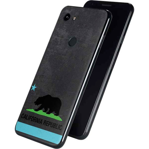 California Neon Republic Google Pixel 3a Skin