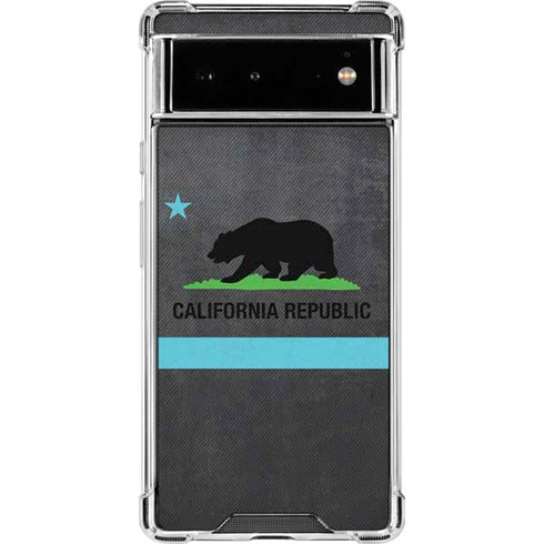 California Neon Republic Google Pixel 6 Clear Case