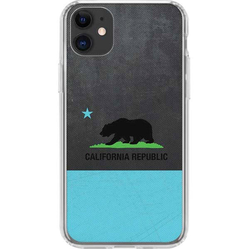 California Neon Republic iPhone 11 Clear Case
