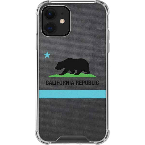 California Neon Republic iPhone 12 Clear Case