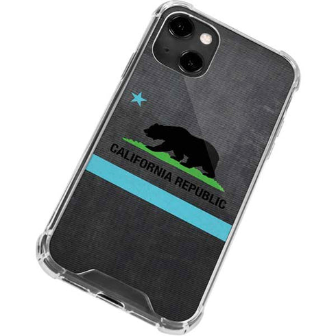 California Neon Republic iPhone 13 Clear Case