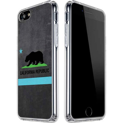 California Neon Republic iPhone SE (2nd & 3rd Gen) Clear Case