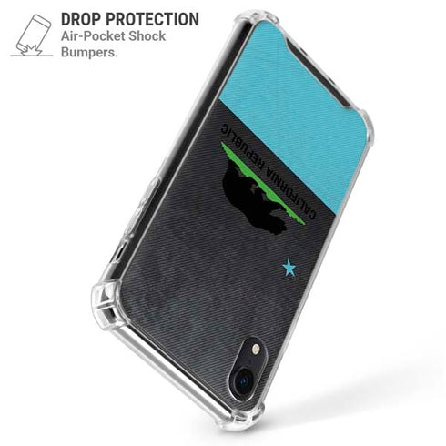 California Neon Republic iPhone XR Clear Case