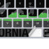 California Neon Republic Magic Keyboard Skin