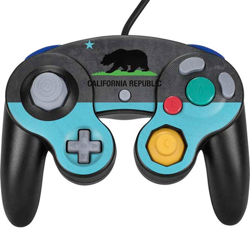 California Neon Republic Nintendo GameCube Controller Skin