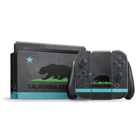 California Neon Republic Nintendo Switch Bundle Skin