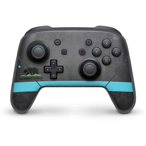 California Neon Republic Nintendo Switch Pro Controller Skin