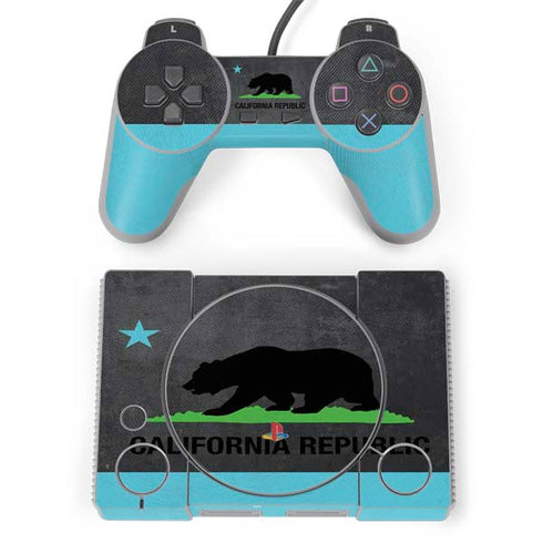 California Neon Republic PlayStation Classic Bundle Skin