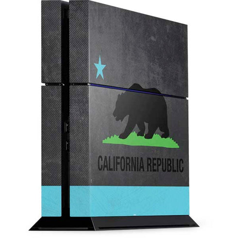 California Neon Republic PS4 Console Skin