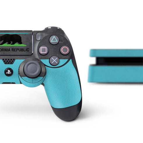 California Neon Republic PS4 Slim Bundle Skin