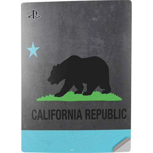 California Neon Republic PS5 Digital Edition Console Skin