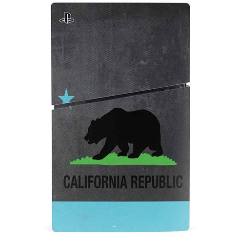 California Neon Republic PS5 Slim Disk Bundle Skin