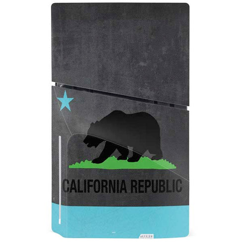 California Neon Republic PS5 Slim Disk Console Skin