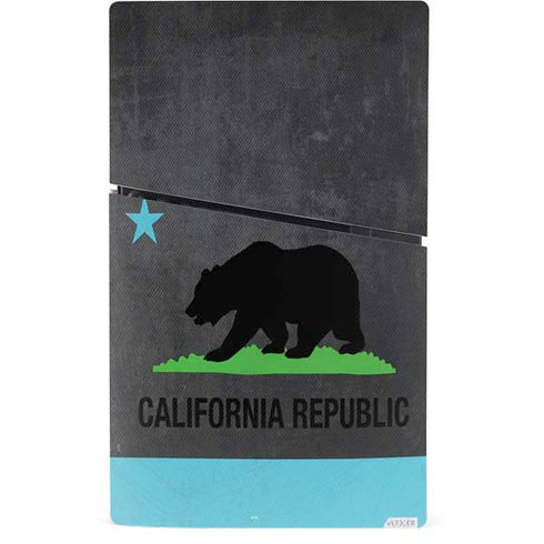 California Neon Republic PS5 Slim Digital Edition Bundle Skin