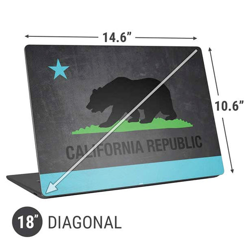 California Neon Republic Universal Laptop 18in (14.6 x 10.6in) Skin