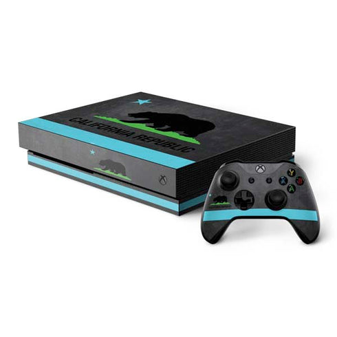 California Neon Republic Xbox One X Bundle Skin