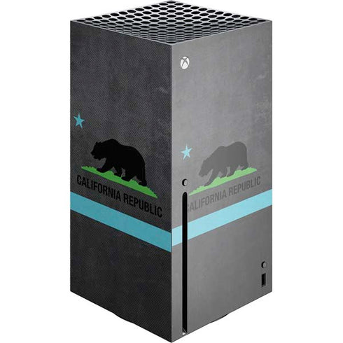 California Neon Republic Xbox Series X Console Skin