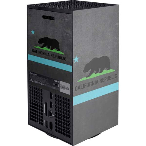 California Neon Republic Xbox Series X Console Skin