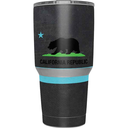 California Neon Republic Yeti 30oz Rambler Tumbler Skin