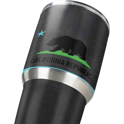California Neon Republic Yeti 30oz Rambler Tumbler Skin