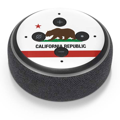 California Republic Amazon Echo Dot Skin