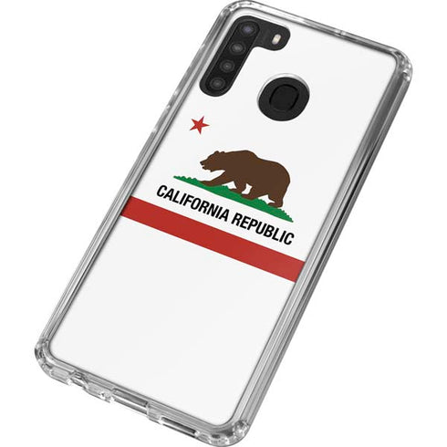 California Republic Galaxy A21 Clear Case
