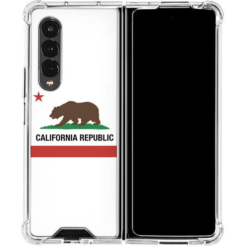California Republic Galaxy Z Fold4 5G Clear Case