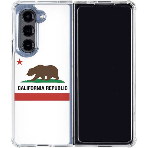 California Republic Galaxy Z Fold5 5G Clear Case