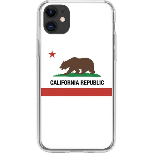California Republic iPhone 11 Clear Case