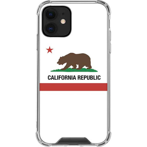 California Republic iPhone 12 Clear Case