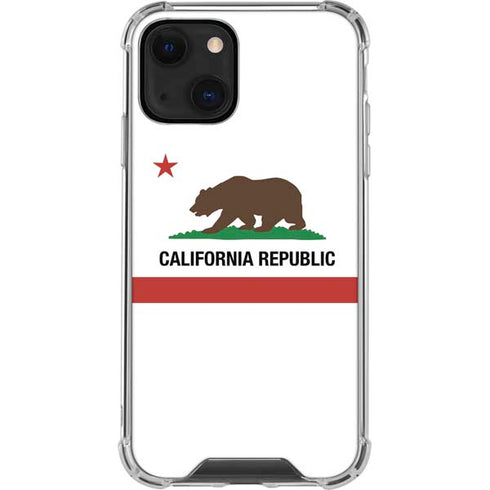 California Republic iPhone 13 Mini Clear Case