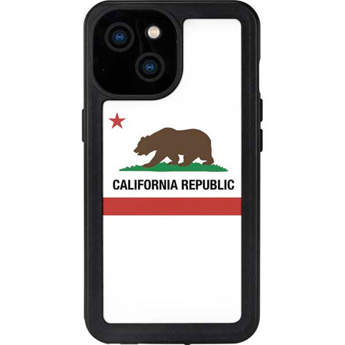 California Republic iPhone 13 Mini Waterproof Case