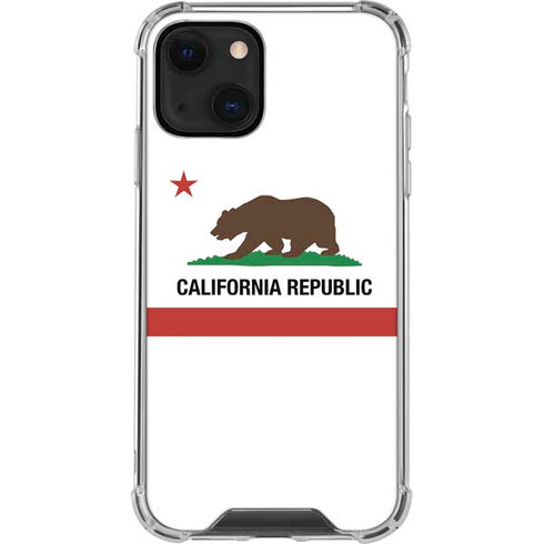 California Republic iPhone 14 Clear Case